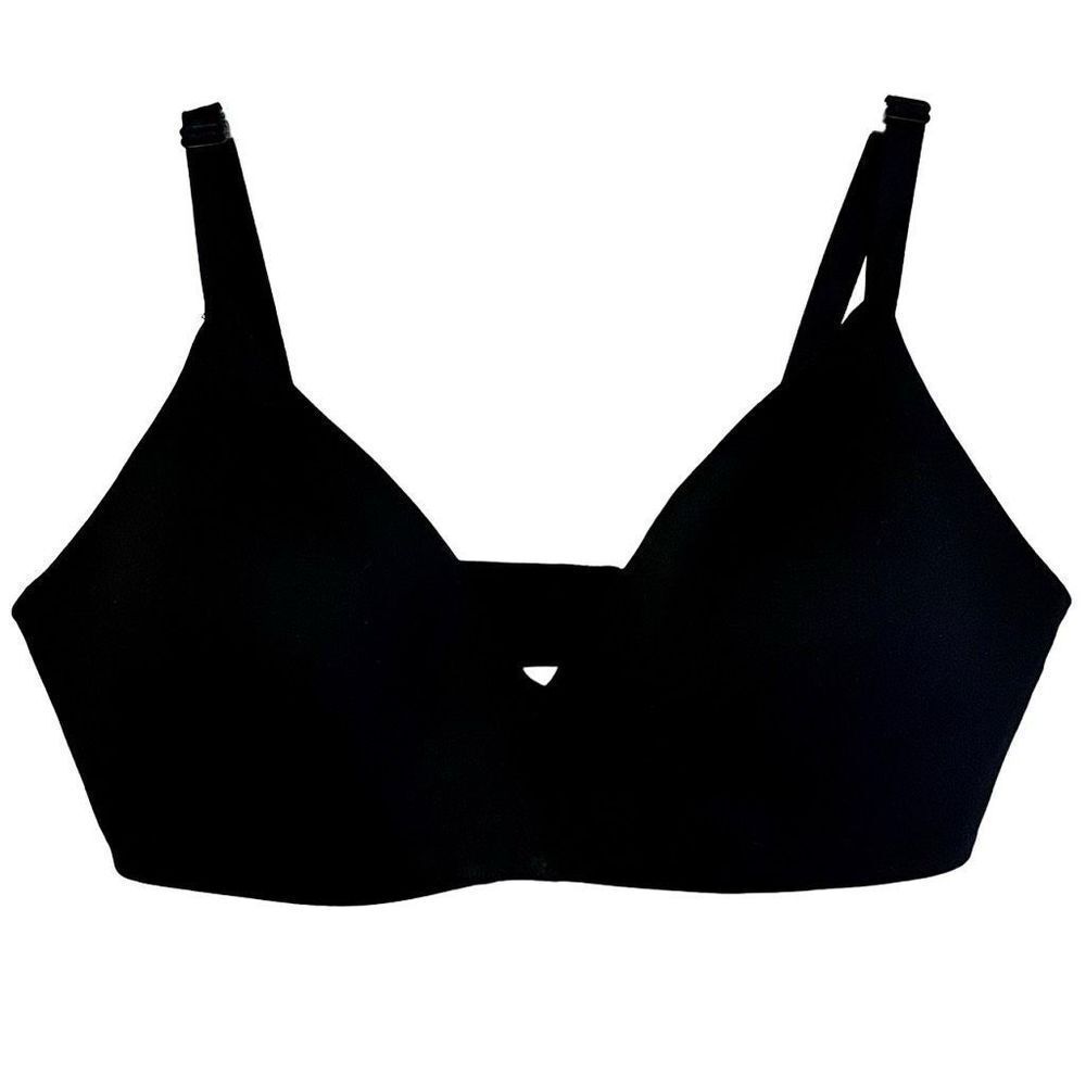 Calvin Klein Black Lightly Lined Wireless Bra Large